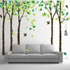 Wallpapers 180X264cm Large Tree Wall Sticker Living Room Bedroom TV Wall Decoration Aesthetic Teenager Self Adhesive Wallpaper Wallstickers 230505