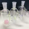 Glass Ashcatcher 45도 14mm 수컷 재 포수 흡연 액세서리 유리 그릇 DAB 장비 용 워터 파이프