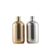 Lagringsflaskor 300/500 ml Lotion Pump Bottle Plastic Electropated Gold Silver Shower Gel Shampoo Wash Hair Conditioner Press Dispenser