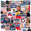 Adesivos de carro 50 pcs Donald Trump decalques vinil impermeabilizados para laptop skateboard garrafas de água do computador Drop entrega mob dhlee