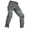 Męskie spodnie Mężczyzny Wojskowe spodnie taktyczne CP Kamuflaż Multicam Cargo Pant Casual Work Odzież Walka Airsoft Army Green Knee Pads 230428