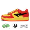 Bapestas baped SK8 Sta sneakers ABC Camo bapesta shoes Tênis de corrida feminino masculino sk8 Designer camo preto branco verde vermelho laranja tênis