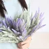 Decorative Flowers Lavender Fake Flower Simulation Bouquet Living Room Decoration Bedroom Dining Table Gift