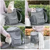 Carrier Dog Travel Backpack Carrier Foldable Portable Transport Pet Bag With Internal Safety Belt Foldable Walker Pet Box Large Small