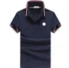 デザイナーメンズベーシックビジネスポロスTシャツファッションフランスフランスブランドメンズTシャツ刺繍腕バンドレターバッジポロシャツショーツサイズS/M/L/XL/XXL/3XL SVT7