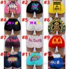 Sexy Women Shorts Pantalones Club Tight Printed Summer Designer Clothes Mini Short Fashion Party Tallas grandes Ropa casual S-2XL