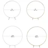 Party Decoration Iron Circle Wedding Arch Garden Balloon Frame Round Backdrop Stand för födelsedagsjubileum