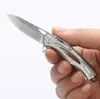Portable Folding Knife D2 Folding Blade Tactical Self-Defense Knife Keychain Camping Knives Outdoor Pocket Mini Survival Knife