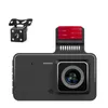 V1 4.0 inch Car DVR 24H HD 1080P Dash Camera Dual Lens Video Recorder 1080P Black Box Cycle Dash Cam Mirror Driving Recorder