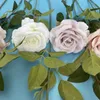Dekorative Blumen 10 Stücke Herbst Dekor Rose Künstliche Seidenblume Für Heimtextilien Hochzeit Bouquet Party Evemt Arrangement Rosen