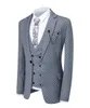 Abiti da uomo Blazer Abiti da uomo Punto d'onda Tre pezzi Abiti da uomo Abiti casual da ufficio per matrimonio BlazerVestPants 230505