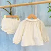 Set di abbigliamento Spring Autumn Baby Bambini Abiti per bambini Abiti da bambino Bambini Bambini Bambini a maniche lunghe Shorts 230505 230505