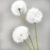 Dekorativa blommor 2st Artificial Dandelion Plastic Flower Home Living Room Dining Wedding Arrangement POGRAPI