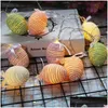 Led Strings Colorf Usb String Lights Uova di Pasqua Hanging Ornament Happy Decor Event Party Supplies per la casa Table Drop Delivery Ligh Dhglw