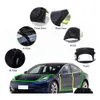 Produits de soins Motrobe Tesla Model 3 Kit de joint de porte en caoutchouc insonorisé, accessoires de réduction du bruit du vent, livraison directe Mob Dhmqn