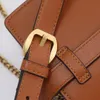10a mode tot tijdloze leer gewatteerde schoudertas voor dames klassieke flip tas metalen ketting schouderband Mailman Bag Designer ID Luxury_Bag1588