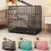 Chat transporteurs grandes Cages maison intérieur chaton Ultra-petit Portable pliant Cage Villa fournitures pour animaux de compagnie luxe extérieur pour chiens