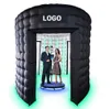 3m 360 graus Inflável LED PhotoBooth Gabinete com cenário de cabine de foto 360 gratuita 360