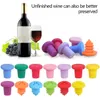 Silicone Vin Bière Bouteille Bouchon Champagne Boisson Scellant Plug Bar Joint Réutilisable Outlet Cap Cuisine Accessoires En Gros GG