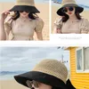Szerokie brzegowe czapki słoneczne żeńska bels shinshreen plażowa okładka słone