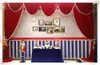 Decoração de festa 6 metros de comprimento de casamento cortina de cortina de veludo de veludo estágio de fundo de cortina de terra