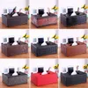 Tissue Boxes Napkins Faux Leather Hotel Office Home Desk Table Remote Control Phone Tissue Paper Storage Box Holder Organizer Z0505