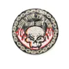 DIY Sewing Accessories Customized Eyes Skull Alphabet Punk Rock Music Patches for Clothing Notions Iron on Badge Sticker Hoodie Embroidery Hat Jeans Patch