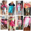 Baohulu UPF50 Print Baby Girl Swimsuit Long Sleeve Kids Swimwear Teuter baby Bathing Suit voor meisjes jongens kinderen 230504