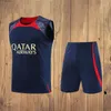 2023 2024 fatos de treino de futebol maillot de foot MBAPPE HAKIMI MARQUINHOS VERRATTI camisa de futebol 23 24 SERGIO RAMOS FABIAN psgs hommes KIT Conjuntos de colete de treino calças