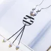 Pendentif Colliers De Mode Cristal Chandail Chaîne Accessoires Pour Femmes Collier Automne Et Hiver Bijoux En Gros