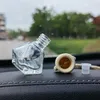 2023 nouveau 8 ML givré diamant verre parfum voiture accessoires bouteille vide 100 PCS/LOT