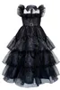 Dopasowanie rodzinnych strojów w środę sukienka Addams tańcząca królowa kostium w środę taniec walentynkowy sukienka Addams Family - Candlion Cosplay 230505