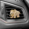 Uppgradera Diamond Elephant Air Freshener Aroma Auto Vent Outlet Clip Fragrance Köln Aromaterapi Parfymdekor BLING Biltillbehör