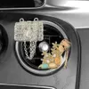 Uppgradera bling flickor handväska hög häl krona bil luft friskare auto outlet parfym clip bil doft diffuser eleganta dekor biltillbehör
