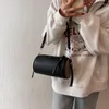 Bolsas noturnas para mulheres Mini bolsa de couro redonda minimal