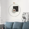 Relojes de pared Reloj 3d de lujo Diseño moderno Mecanismo de metal Decoración colgante Orologio Da Parete Hogar Sala de estar