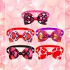 Accessoires 30 pièces saint valentin chien noeud papillon rose amour fournitures pour animaux de compagnie chien chat noeud papillon mignon petit chien cadeaux fournitures pour chiens pour petits chiens