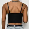 Canottiere da donna Camis Canotta da donna Canotta per adulti Tinta unita Pizzo HollowOut Senza maniche Backless Spaghetti Strap Crop Top Summer Camis 230504