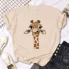 Heren t shirts giraf t-shirts vrouwen zomer top vrouwelijke y2k kleding