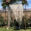 Décoration de fête 2.5m 1.5m (8.2ft 5ft) événement de mariage décor de scène rideau drapé extérieur bord de mer toile de fond romantique tissu de fond