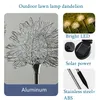 Maskros Solar Garden Lights Waterproof Outdoor LED Landscape Lights, Flower Lights For Courtyard Pathway Flowerbed Patio Lawn Decor 10cm 15cm varm färg