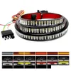 Auto Tail Lights Truckt Tailgate Bar 60 Triple Row 504 LED Strip met rode rem Wit Reverse Stequential Amber Turn Signals Strobe DHCPO