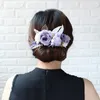 Kopfbedeckungen Braut Haarschmuck Platte Stecker Kamm Handgemachte Stoffsimulation Blumenknospe Strand Strohhut Dekoration