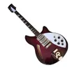 Custom 370 6 Strings Purple Electric Guitar شبه جوف