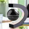 Kunsthandwerk Floating Magnetic Levitation Globe LED Weltkarte Elektronische Anti-Lampe Neuheit Ball Licht Home Decoration Geburtstag Gi Dhkan