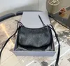 Portafogli per donna designer di moda marca logo nero grigio rosa donna a tracorsa da donna 21-12 cm borse per la catena di shopping senza box borse