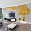 Wallpapers Quality Acrylic Wall Stickers For Living Room Bedroom Decor Background Wallpaper Decals 3D Posters Wallstickers DIY Wedding Gift 230505