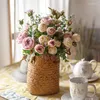Vasen Lerche Designer Floral Künstlicher Blumenstrauß Set Elegantes Temperament Ornament Dekoration Geschenk