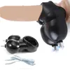 Sex Toy Massager Electrosex för män E Stim Chastity Cage Electric Shock BDSM Penis Cock Ring E-Stim Electrostimulation