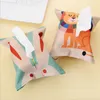 Tissue Boxes Servietten Stoff Tissue Boxes Cover Creative Cartoon Cute Rabbit Bear Animal Printing Feuchttücher Serviettenhalter Cover für Schreibtische Tisch Z0505